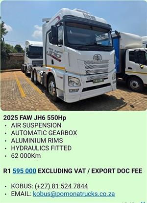 2025 FAW JH6 550Hp