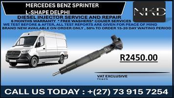 Mercedes Sprinter Delphi Diesel Injectors 
