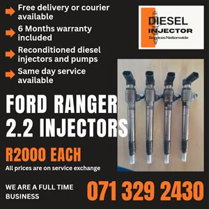FORD RANGER 2.2 INJECTORS FOR SALE WITH WARRANTY 