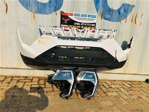 Mahindra 3X0 SUV front spares (bumper,and left headlight) (2023)