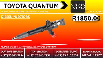 Toyota Quantum Diesel Injectors 