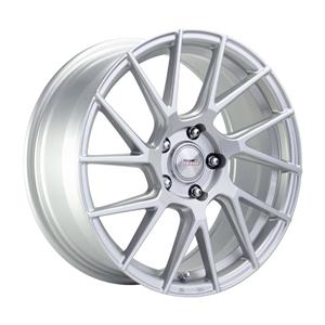 18″ A-Line Hype 5×100 Arctic Silver Flow Forming Alloy Wheels