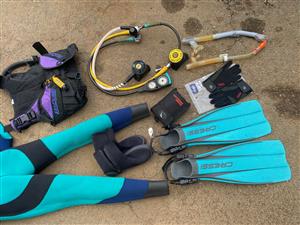 Dive gear ladies Scuba lady kit Cressi Fins