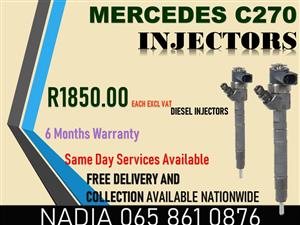 MERCEDES C270 DIESEL INJECTORS AVAILABLE