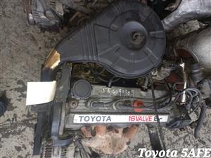 TOYOTA 5A-FE 16 VALVE CARBURETOR ENGINE FOR SALE