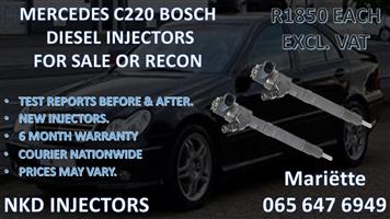 Diesel Injectors-Reliable & Guaranteed MERCEDES C220 BOSCH