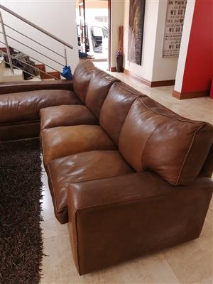 Leather couch full hide