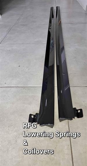 Polo 8 ,AW  2019-2026  Gloss black full length  side skirts