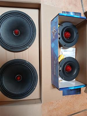 bullet tweeters and pro mids bullets 