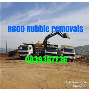 R600. Rubble removals 