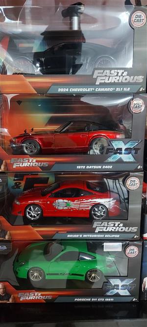 FAST AND FURIOUS MODEL CARS