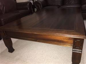 Wetherlys Solid Quality Wood Coffee Table And Matching Side Table