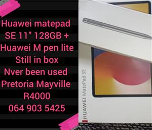 Huawei mate pad SE 11" 128GB + Huawei m pen lite