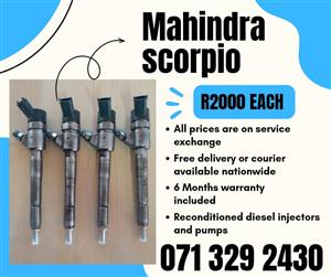 MAHINDRA SCORPIO INJECTORS FOR SALE WITH WARRANTY INCLUDED 