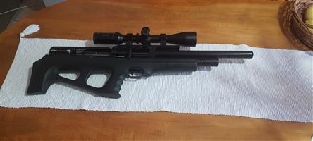 Air rifle  Pcp Fx wildcat .22 with Hawke FFP 6-24x50