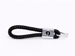 Opel Leather Braided Design Keyring