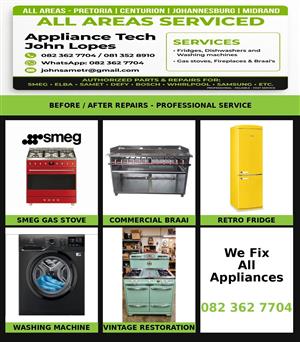 GAS AND ELECTRIC APPLIANCES REPAIRS 