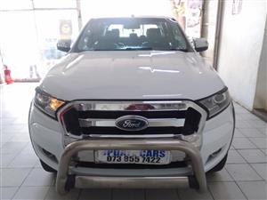 2016 Ford Ranger 3.2XLT Auto 4X2 DOUBLE CAB white color SPARE KEY  Service History  Reverse Camera