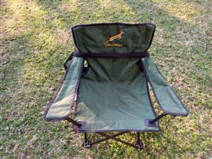 Bush Baby Springboks green camping chair
