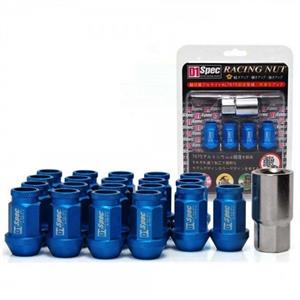 20 PCS Racing Wheel Nuts M12 x 1.5mm Blue