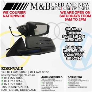 Side Mirror (Complete) FaceLift Left Side (Brand New) Suitable for Mercedes-Benz C-Class W204