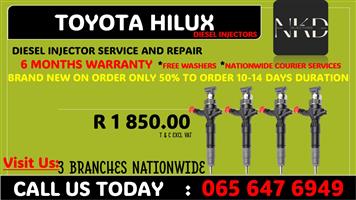 TOYOTA HILUX DIESEL INJECTORS
