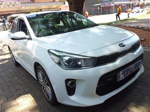 2018 KIA RIO 1.4 TEC 6GEAER MANUAL  PETROL WHITE SUNROOF REVERSE SENSER REVERSE CAMERA LEATHER