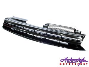 VW Golf Mk6 Debadged Grille with bonnet filler
