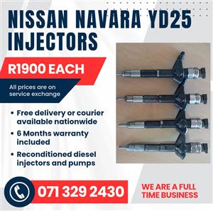 NISSAN NAVARA YD25 INJECTORS FOR SALE WITH WARRANTY 