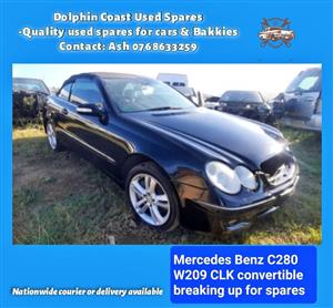 Mercedes Benz C280 CLK W209 convertible stripping