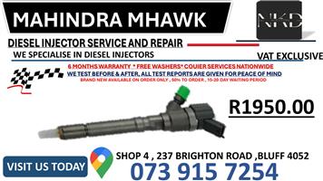 Mahindra Mhawk Diesel Injectors 