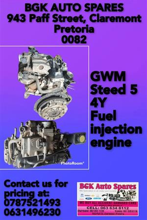 Gwm Steed 5 4y fuel injection engine 