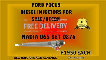 FORD FOCUS DIESEL INJECTORS FOR SALE OR TO RECON NATIONWIDE