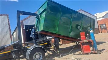 Roll in ,roll out ,waste's no doubt ,Roro bin"s got it all sorted.