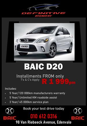 2021 BAIC D20 Hatchback