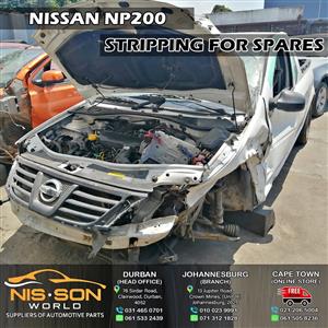 NISSAN NP200 STRIPPING FOR SPARES