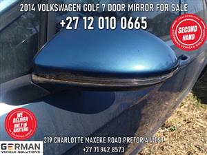 2014 Volkswagen golf 7 door mirror for sale