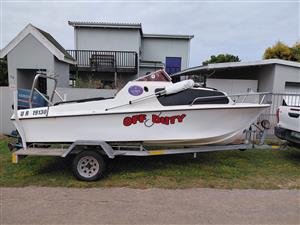 17Ft Baronet cabin boat with 85hp Yamaha