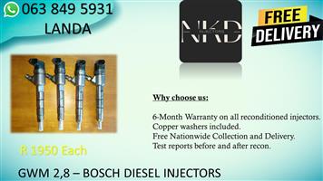 GWM DIESEL INJECTORS FOR SALE IN BENONI GAUTENG 