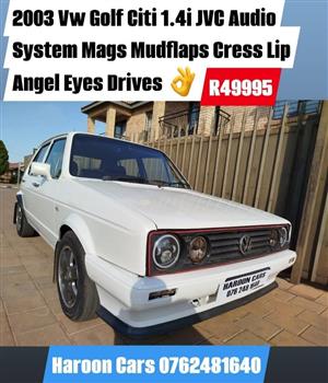 2003 Vw Golf 1 1.4i JVC Audio System Mags Mudflaps Cress Lip Angel Eyes