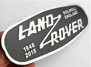 Land Rover Defender  Heritage grille badge emblem
