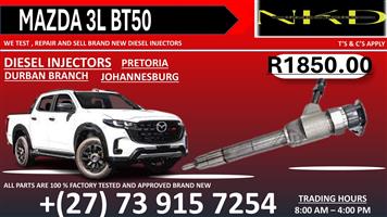 Mazda 3.0L BT50 Diesel Reconditioned Injectors 
