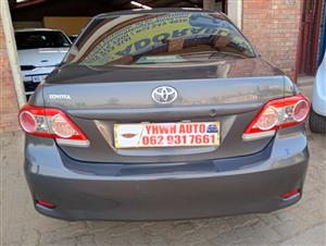  2012 Toyota Corolla 1.3 Proffessional Sedan Manual