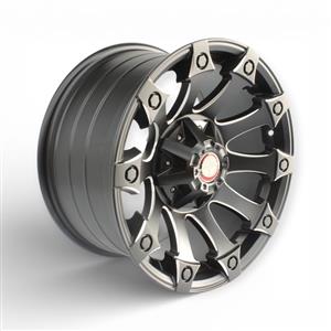 17″ EWT Fraser 6/139 Matt Black Alloy Wheels