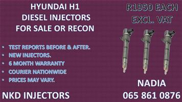 DIESEL INJECTORS FOR SALE FOR HYUNDAI H1 NATIONWIDE