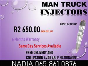 MAN TRUCK DIESEL INJECTORS FOR SALE
