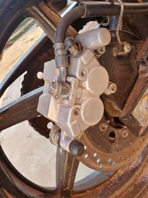 Hyosung GT 650 brake caliper.  We stripping bikes, quads, scooters, off roads etc. We courier countr