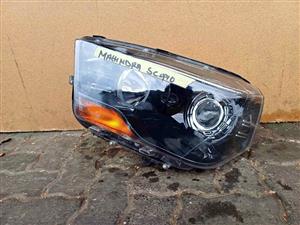 Mahindra scorpion left side headlight (BLACK ONE)