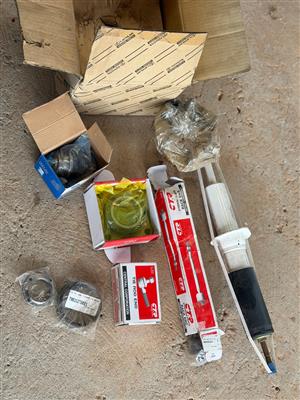 Toyota Toyota Fortuner front wheel bearing kit ; triodes and shock absorber's