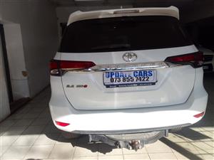 2019 TOYOTA FORTUNER 2.4 GD6 4X2 WHITE COLOR REVERSE CAMERA LEATHER SEAT 106000KM 